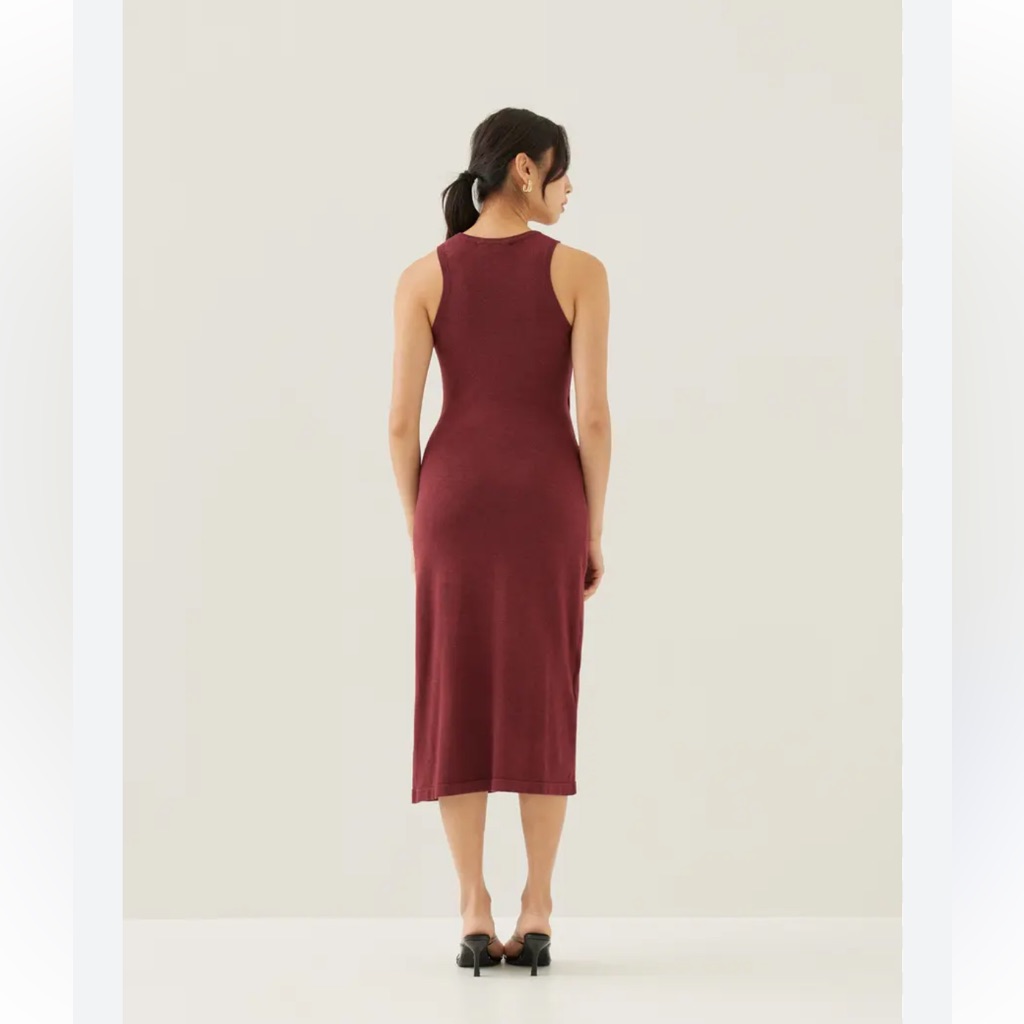 Love Bonito Aliyah Knit Column Wrap Midi Dress. Nwt — image 3 of 8